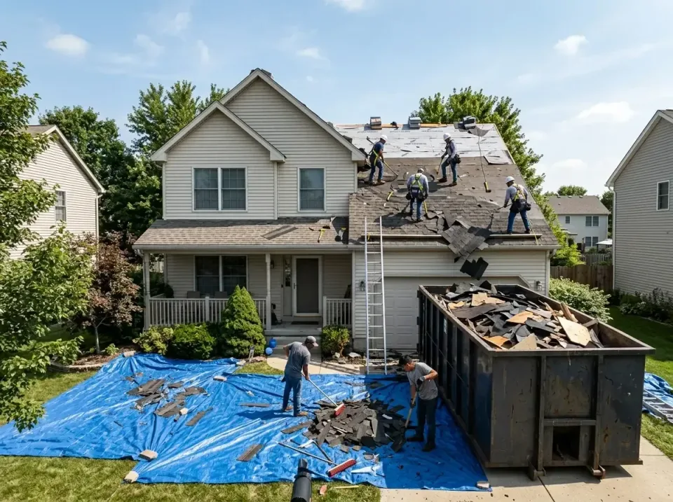 roof-replacement-debris-remova-004 — frequently asked questions, Cheapest Dumpster Rentals in Simpsonville, SC
